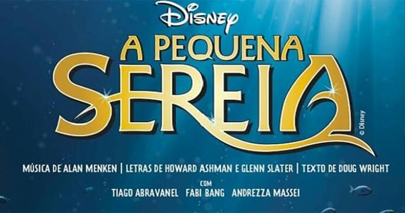 O espetáculo da Broadway A Pequena Sereia - O musical chega ao Teatro Santander Eventos BaresSP 570x300 imagem