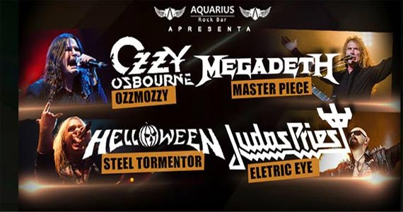 Sábado é dia de metal com covers com as bandas Ozzmozzy, Steel Tormentor, Master Piece e Eletric Eye no Aquarius Rock Bar Eventos BaresSP 570x300 imagem