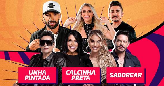 Unha Pintada, Calcinha Preta e Saborear no Arena Sertaneja