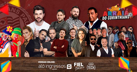 Arraiá do Corinthians reúne Raça Negra, Alok, Jorge & Mateus e mais