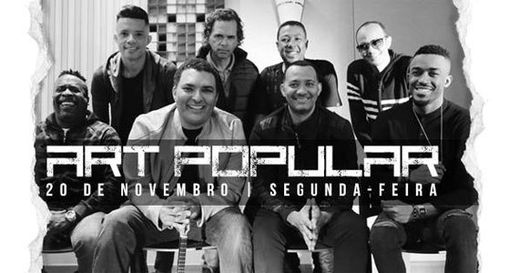 Sucesso nos anos 90 o grupo Art Popular se apresenta no Bar Templo