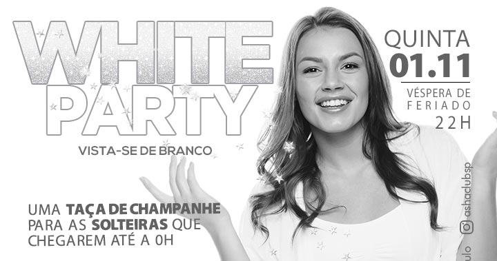 Asha Club promove a White Party com shows exclusivos a noite toda Eventos BaresSP 570x300 imagem