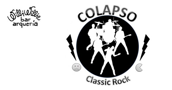 Banda Colapso agita o público com classic rock Eventos BaresSP 570x300 imagem