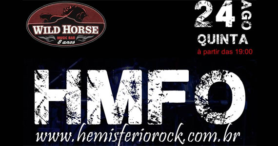 Banda Hemisfério traz o melhor do rock para o palco do Wild Horse Music Bar Eventos BaresSP 570x300 imagem
