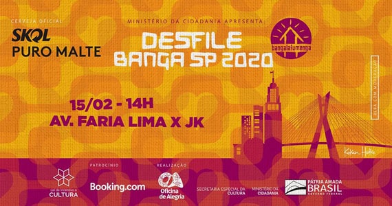 Bloco Bangalafumenga realiza desfile do Carnaval na Brigadeiro Faria Lima