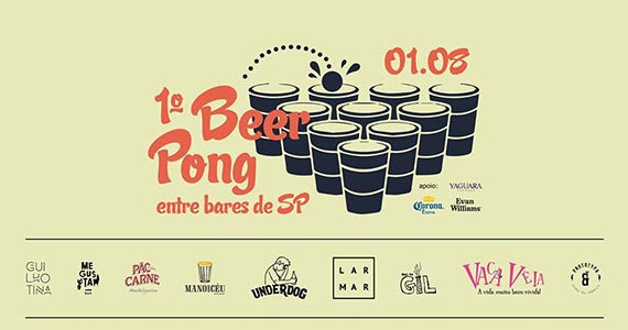 Lar Mar e Underdog promovem o Torneio de Beer Pong Eventos BaresSP 570x300 imagem
