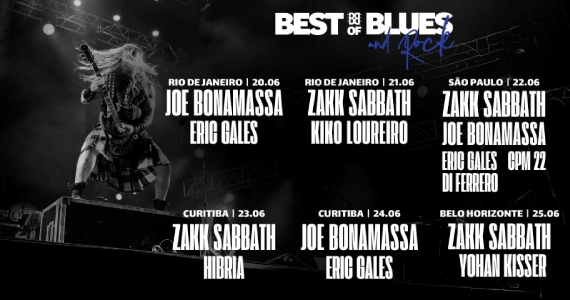 Festival Best of Blues and Rock no Parque Ibirapuera Festival Best of Blues and Rock no Parque Ibirapuera