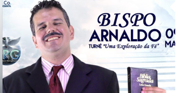 Bispo Arnaldo com a turnê ‘’Uma Exploração da Fé’’ no Teatro Eva Wilma  Eventos BaresSP 570x300 imagem