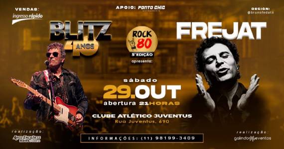 Shows da Blitz e Frejat no Juventus