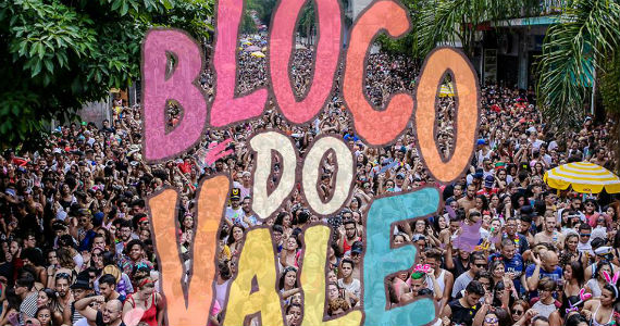 Bloco do Vale no Carnaval de rua em São Paulo