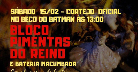 Bloco Pimentas do Reino desfila no Carnaval de rua de São Paulo
