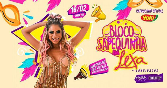Bloco Sapequinha da Lexa arrasta multidão para o Carnaval SP