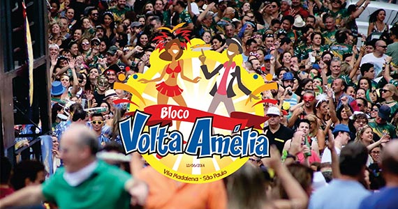 Carnaval com o Bloco Volta Amélia animando os foliões de Pinheiros Eventos BaresSP 570x300 imagem