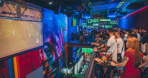 Final Champions League no Bar Lili