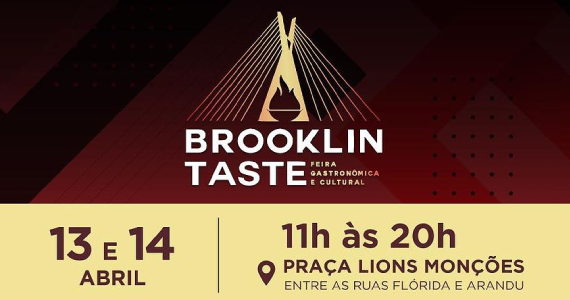 5ª edição do Brooklin Taste na Praça Lions Monções Eventos BaresSP 570x300 imagem