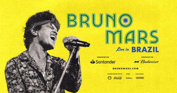 Bruno Mars faz show no Estádio MorumBIS