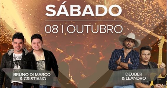 As duplas sertanejas Bruno di Marco & Cristiano e Deuber & Leandro trazem o melhor do sertanejo para a Villa Mix As duplas sertanejas Bruno di Marco & Cristiano e Deuber & Leandro trazem o melhor do sertanejo para a Villa Mix