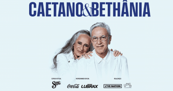 Caetano & Bethânia no Allianz Parque Eventos BaresSP 570x300 imagem