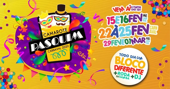 Pasquim promove mais um ano do Camarote Pasquim no Carnaval Pasquim promove mais um ano do Camarote Pasquim no Carnaval