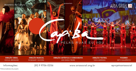 Musical 'Capiba, pelas ruas eu vou' no Teatro Santander Musical 'Capiba, pelas ruas eu vou' no Teatro Santander