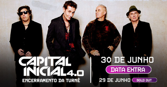 Capital Inicial turnê 4.0 no Espaço Unimed