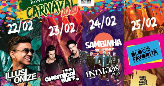 Illusinize, Inimigos da HP e mais no Carnaval Cafe de la Musique Illusinize, Inimigos da HP e mais no Carnaval Cafe de la Musique