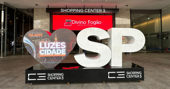 Shopping Center 3 recebe obras de Fe Motta em celebração à Vida Urbana