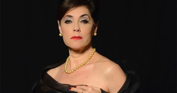 Christiane Torloni como Maria Callas no espetáculo Master Class
