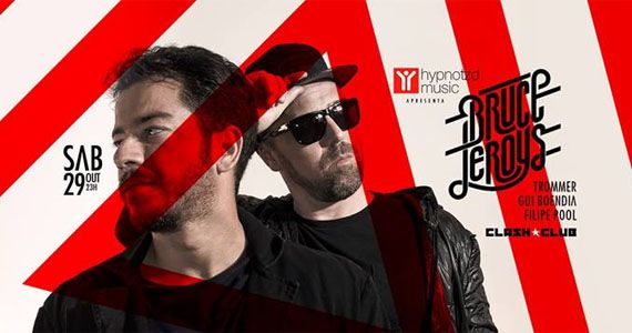 Hypnotzd Music está de volta na Clash e conta com o line up de Bruce Leroys, Trommer e Gui Boendia