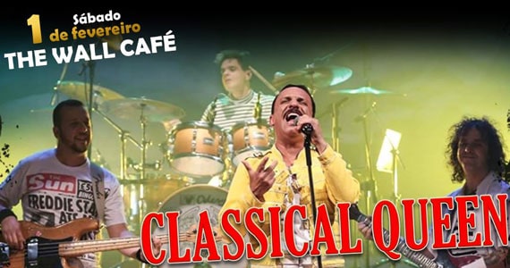 The Wall Café recebe a banda Classical Queen