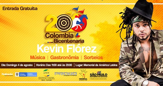 Memorial da América Latina recebe Colômbia Bicentenária