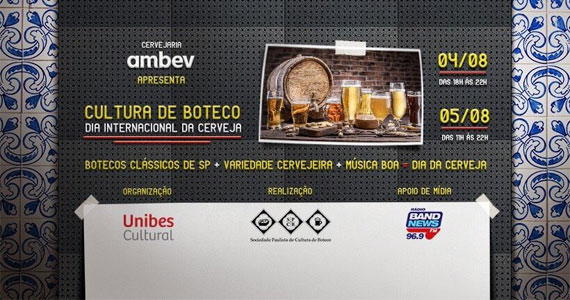 Dois dias de programação especial marcam o Dia Internacional da Cerveja na Unibes Cultural  Eventos BaresSP 570x300 imagem