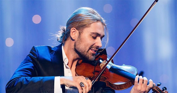O alemão David Garrett volta ao Brasil e se apresenta dia 16 de novembro no Citibank Hall