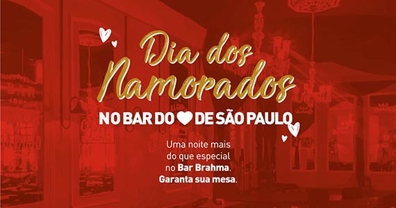 Bar Brahma prepara programação especial no Dia dos Namorados