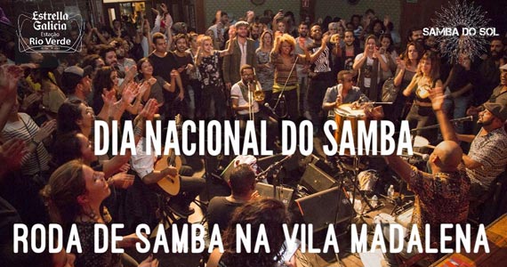 Samba do Sol celebra o Dia Nacional do Samba na Vila Madalena