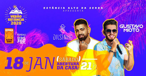 Dilsinho e Gustavo Mioto se apresentam na Estância Alto da Serra Dilsinho e Gustavo Mioto se apresentam na Estância Alto da Serra