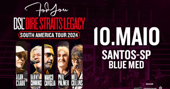 Dire Straits Legacy no Blue Med Convention Center