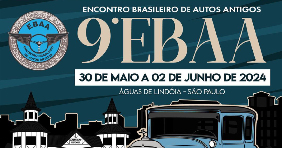 9º Encontro Brasileiro de Autos Antigos de Águas de Lindóia Eventos BaresSP 570x300 imagem