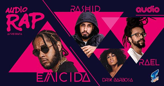 Audio Rap convida Emicida, Drik Barbosa, Rael e Rashid para apresentação na casa Eventos BaresSP 570x300 imagem