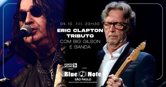 Big Gilson e banda prestam tributo a Eric Clapton no Blue Note