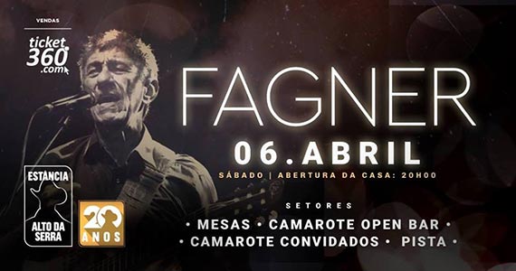 Fagner realiza show em comemoração aos 20 anos da Estância Alto da Serra Eventos BaresSP 570x300 imagem