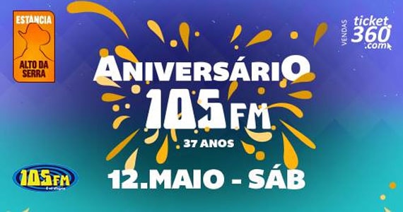 Aniversário 105 FM na Estância Alto da Serra