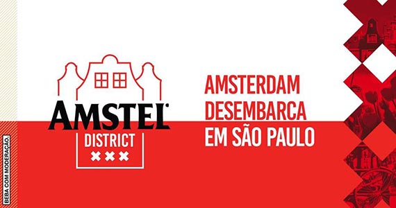 Amstel District transforma Praça Victor Civita na cidade de Amsterdã Eventos BaresSP 570x300 imagem