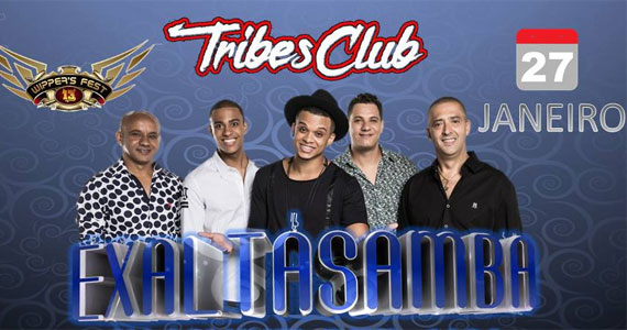 Tribes Club recebe pela primeira vez o show do grupo Exaltasamba