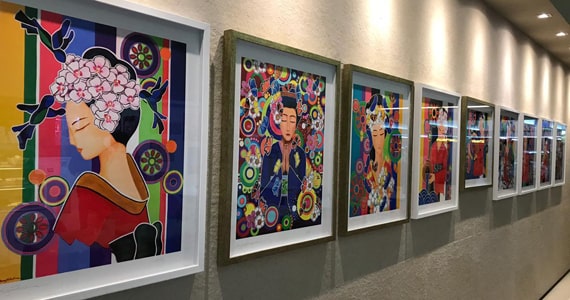 Top Center celebra Dia da Imigração Japonesa com exposição artística