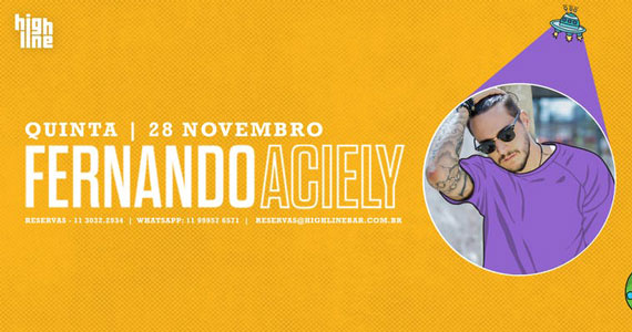 Fernando Aciely estreia turnê no High Line Eventos BaresSP 570x300 imagem