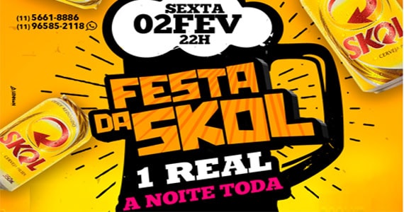 Festa da Skol 1 Real com André Mello & Diego, Bruno Hipólito e mais no Terra Country Eventos BaresSP 570x300 imagem