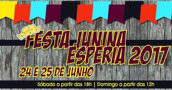 Festa Junina com diversas atrações musicais, brincadeiras e comidas típicas no Clube Esperia Eventos BaresSP 570x300 imagem