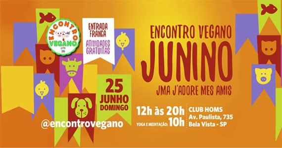 Club Homs é o local do próximo Encontro Vegano JMA e da Festa Junina Vegana Eventos BaresSP 570x300 imagem