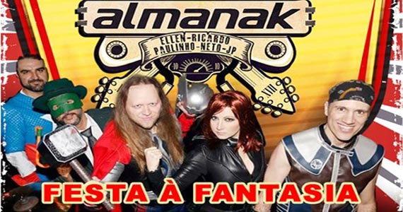 Muito classic rock com a banda Almanak animando a Festa Fantasia do Bar Rock Club